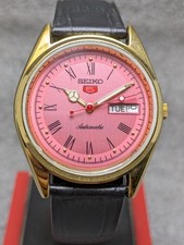 Vintage Seiko 5 automatic Day Date Movement No. 6309A Japan made men's watch
