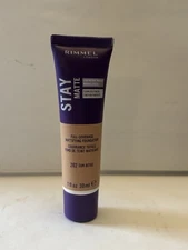 Rimmel London Stay Matte Mattifying Foundation-202 Sun Beige 1 fl. oz. NEW