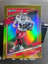 2021 Donruss Football Premium Gold Press Proof #121 Daniel Sorensen Chiefs