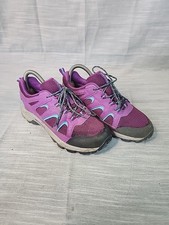 Merrell Oakcreek Girls Purple Low Top Lace Up Waterproof Hiking Shoes Size 5