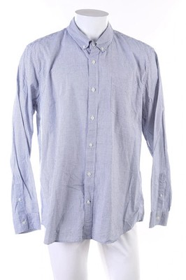 GAP kariertes Hemd XL weiß