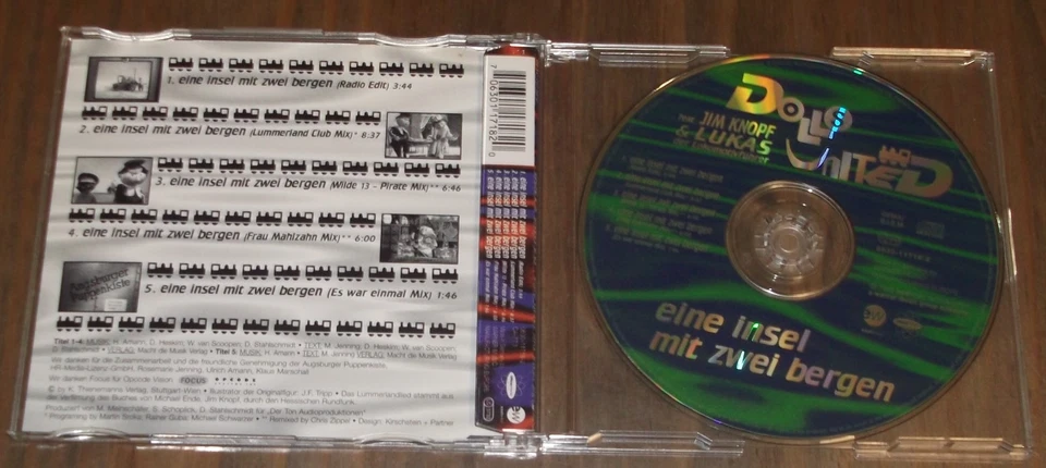 Dolls United Feat. JIM KNOPF & Lukas der Lokomotivführer Eine Insel mit 2 Bergen - Bild 3 von 4