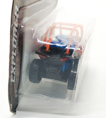 Majorette Polaris RZR XP4 1000 EPS Buggy Explorer Orange / Black 3" in Package - Picture 4 of 4