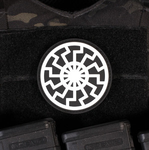 Naszywka PVC Black Sun Rune