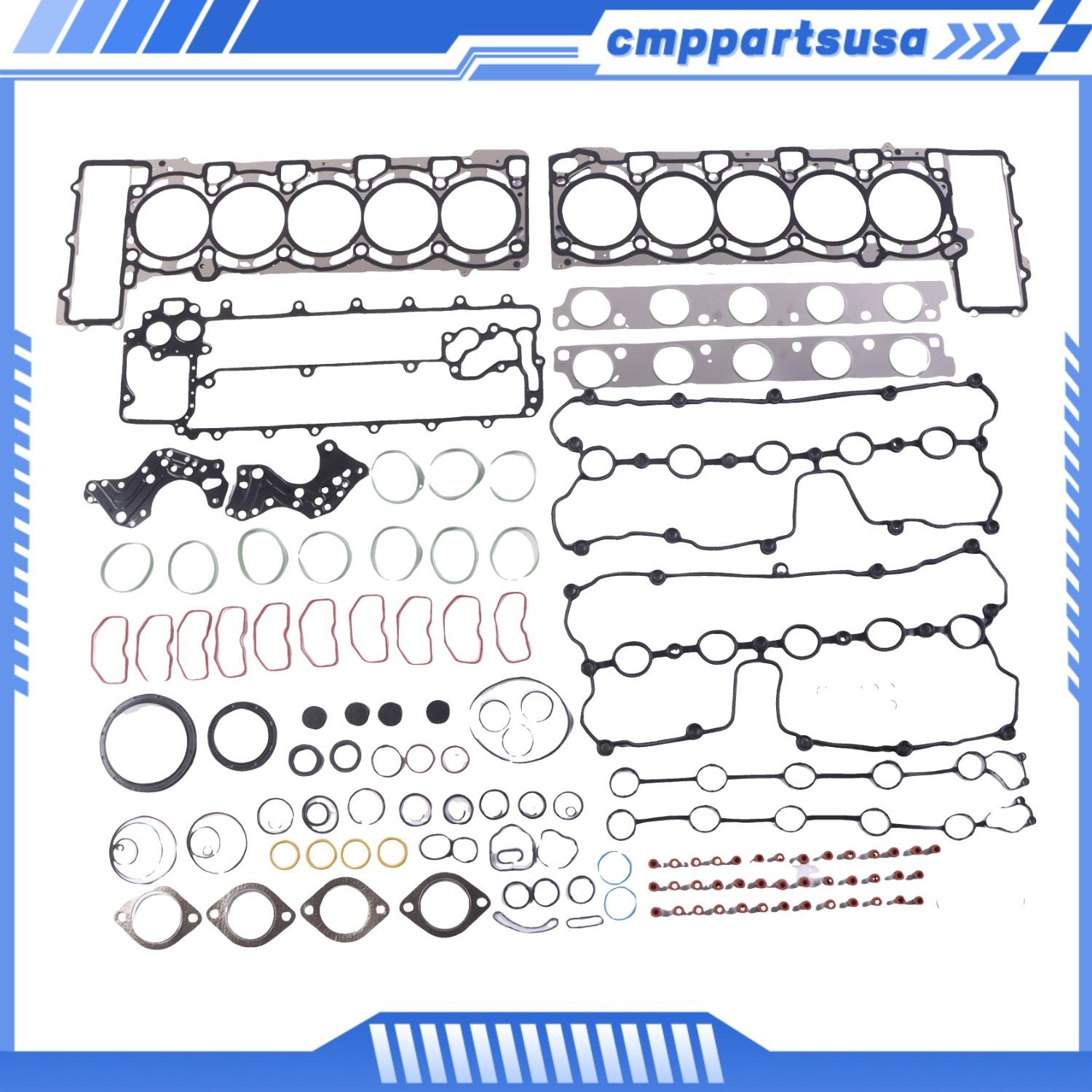 For Audi R8 and Lamborghini 5.2L FSI V10 Cylinder Gaskets Seal Overhaul Kit