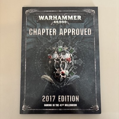 Warhammer 40k Chapter Approved 2017 Supplement Rule Book WH40K Games Workshop