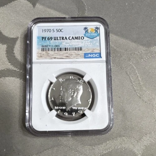 Kennedy Half Dollar 1970 S NGC PF 69 Ultra Cameo Silver Proof 8682711-003