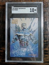 1996 Marvel Masterpieces #22 Iceman SGC GEM MINT 10