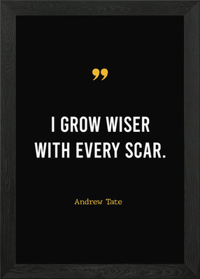 Andrew Tate Zitate Gerahmtes Wandbild Poster Leinwanddruck Bild