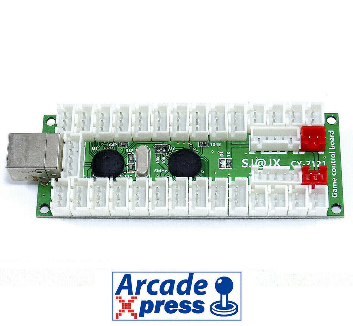 Zero Delay 5V+ LED Interface 2 player Arcade USB Encoder for