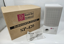 New - Open Box - Acoustic Bass Technology Sp-420 Subwoofer System - Eb-15912