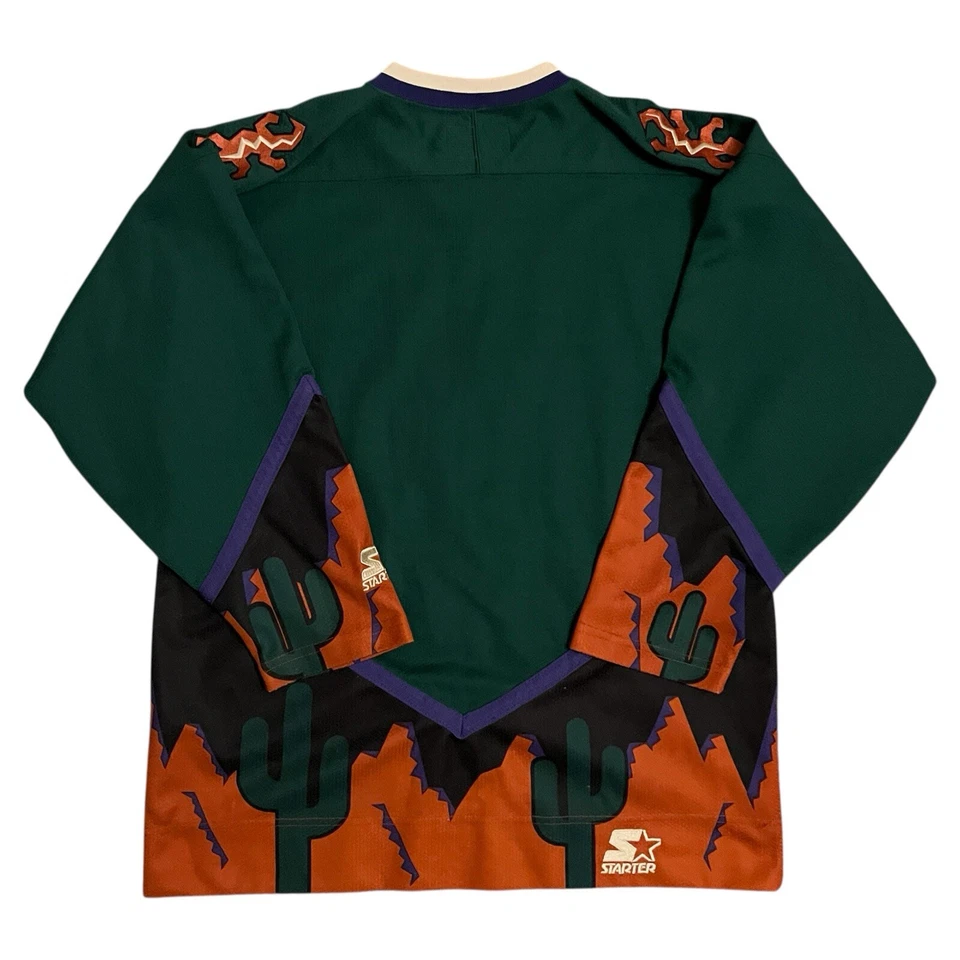 Camiseta deportiva vintage Arizona Coyotes Alternate Desert Starter juvenil L/XL o adulto S Foto 2 de 4