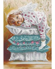 Bead Embroidery Kit Needlepoint Beading beadwork picture A little angel