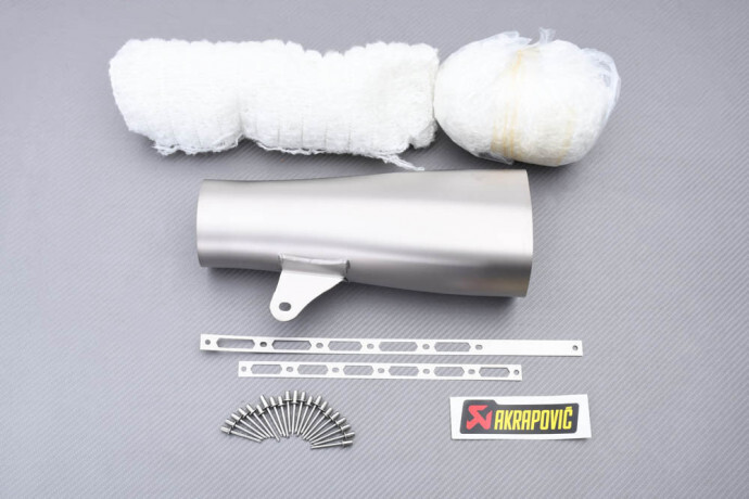 Carcasse d'échappement Akrapovic en titane haut de gamme pour moto sportive P-RK253XT32