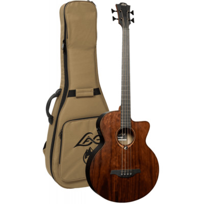 Lag SAUVAGE-BCE ACOUSTIC-ELECTRIC BASS CUTAWAY W/GIGBAG