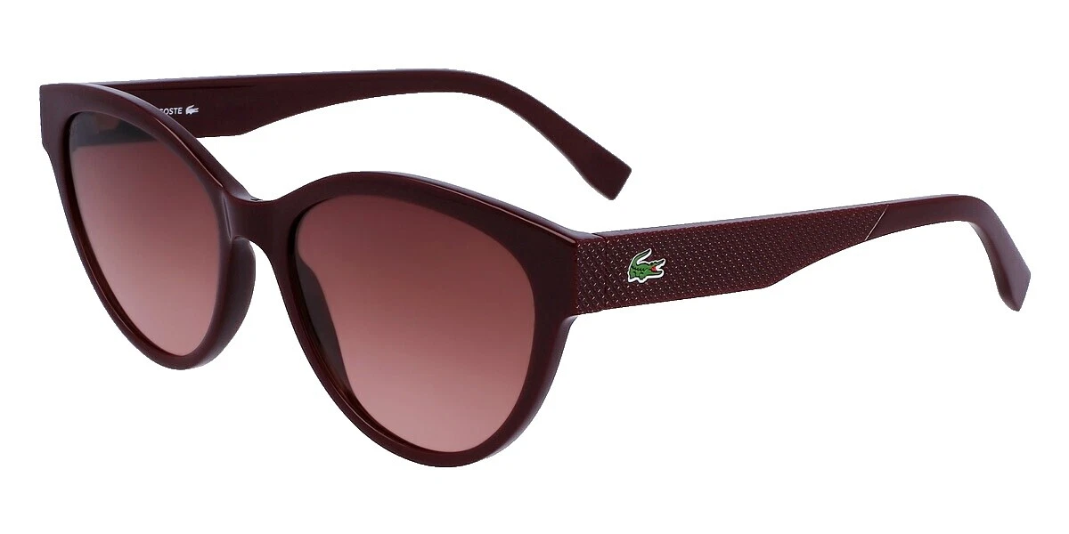 Солнцезащитные очки в пластиковой оправе для женщин Lacoste Cat Eye