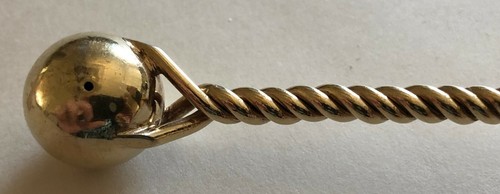RARE Antique Gilded 800 Silver Ed Wollenweber (Germany, Munich) Spoon - Picture 6 of 8