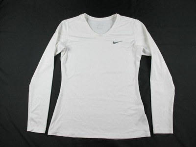 white nike long sleeve shirt womens