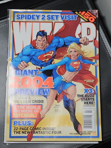 WIZARD THE COMICS MAGAZINE #148 VARIANT CVR 2 FEBRUARY 2004 SUPERGIRL TURNER VF - 第 1/2 張圖片