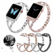For Apple Watch iWatch Series 10 9 8 7 -1 Stainless Steel Metal Watch Strap Band