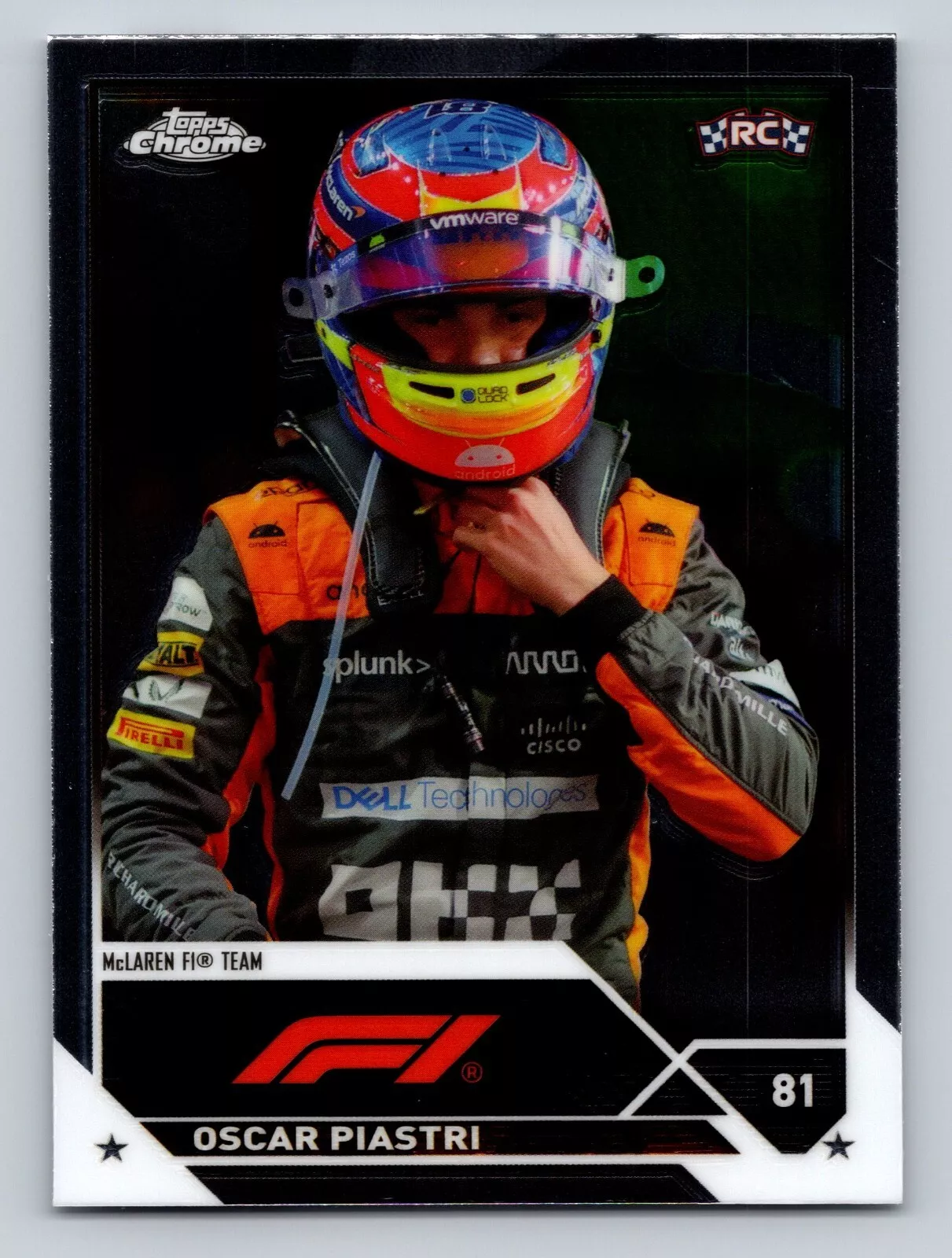 Oscar Piastri trading card