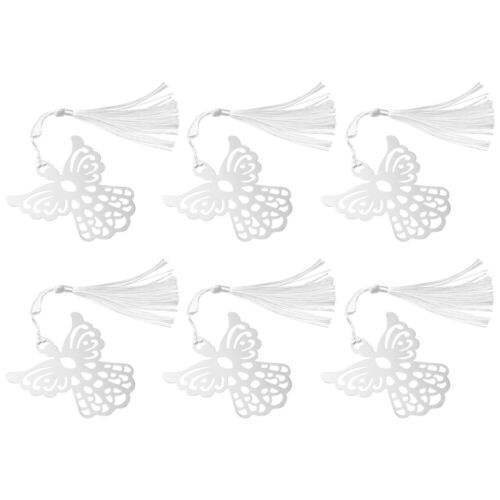  Bookmark Favors Angel Souvenir Bookmarks Wedding for Guests Simple Guestbook - Picture 1 of 12