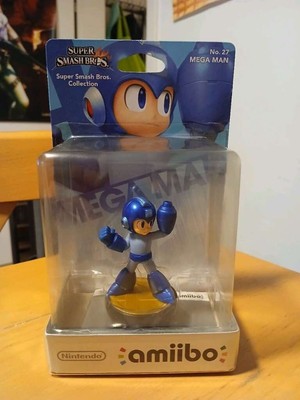 Super Smash Bros. No. 27 Mega Man Amiibo Nintendo NEU OVP