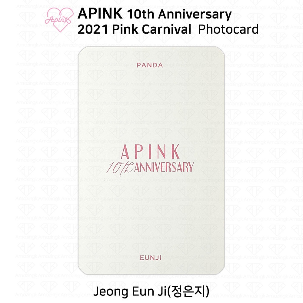 APINK 2021 Online Pop Up Store Pink Carnival Official Photocard