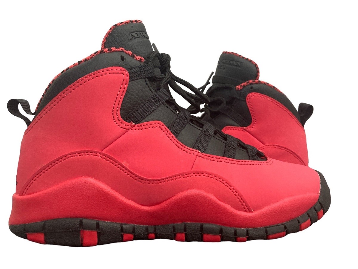Nike AIr Jordan 10 Retro Fusion Red 487211-605 Size 4.5Y | eBay