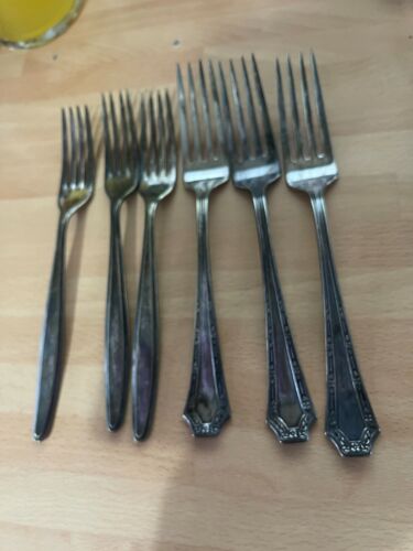 Wonderful Vintage forks x 6 - Foto 1 di 5