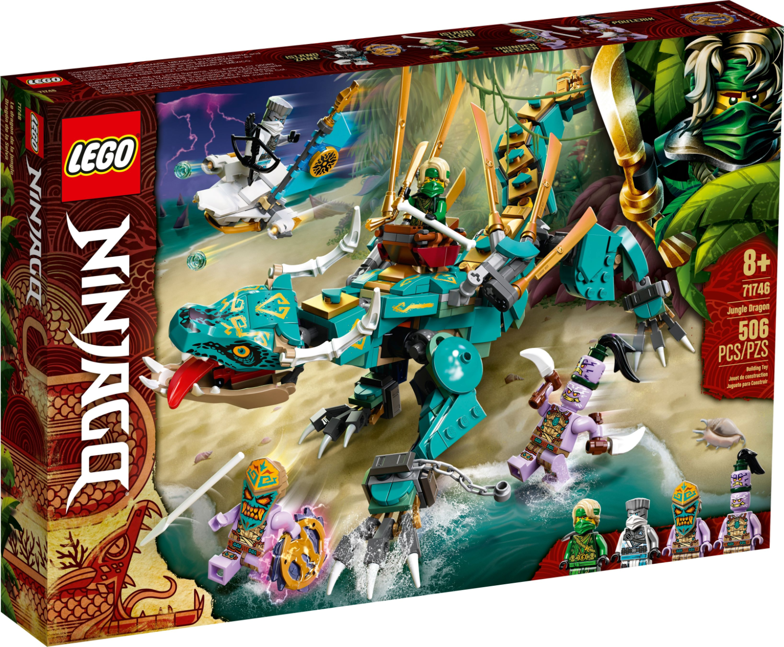 LEGO NINJAGO: Dschungeldrache 71746 Vollständig Mit BA - Bild 5