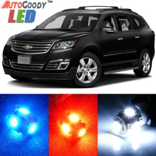 16 x Premium Xenon White LED Lights Interior Package Upgrade for Chevy Traverse