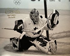 KIM ST-PIERRE (2) Team Canada Autographed 16x20 Photo with HOF 2020 and 3x GOLD