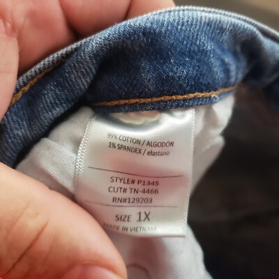 60枚 ⑧ Fashion Nova Jeans Womens 1X Blue Skinny Mid Rise Denim Pants