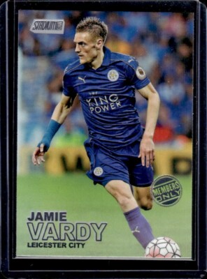 2016 Topps Stadium Club Premier Jamie Vardy Members Only SSP Leicester