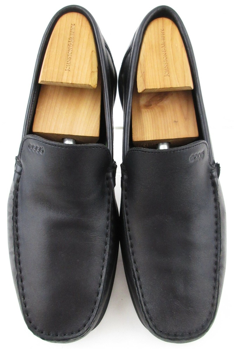 ECCO Classic Slip On Loafers Black Leather EU 43 US 9-9.5  display picture 3