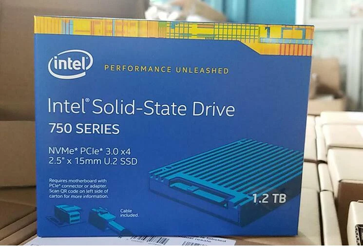 Intel 750 Series 2.5" SSD 1.2TB NVME MLC PCI-E 3.0 x4 SSDPE2MW012T4X1 1.2T 2.5" - Image 2 of 4