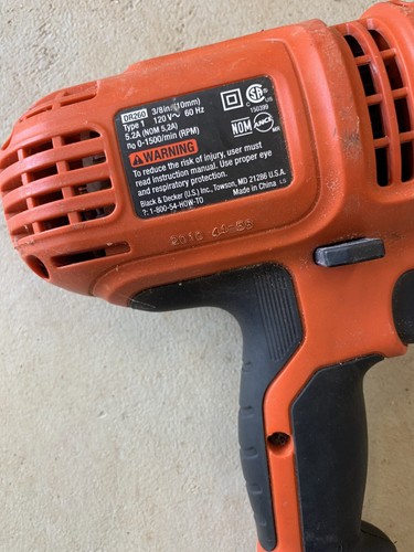 Black \u0026 Decker Drill/Driver, 5.5 Amp DR260C