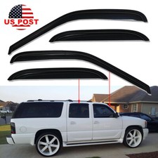 Smoke Window Visor Rain Guards For 00-06 Chevy Tahoegmc Yukoncadillac Escalade Smoke Window Visor Rain Guards For 00-06 Chevy Tahoegmc Yukoncadillac Escalade