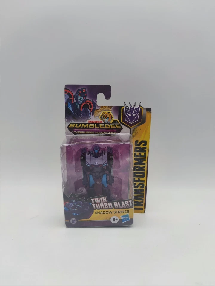 Transformers Cyberverse AdventuresTwin turbo blast Shadow striker 8 cm - Photo 4/4