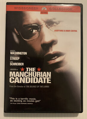 The Manchurian Candidate DVD 2004 Widescreen Washington Streep