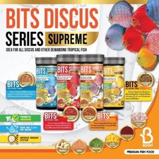 Boost Bits Discus Pompadour Fish Food Accelerates Color, Enhance Immunity 100g