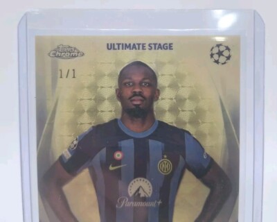 2023-24 Topps Marcus Thuram Ultimate Stage Chrome 1/1 Gold