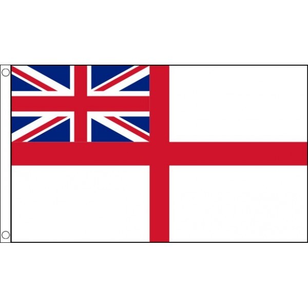 Drapeau de la marine de guerre du Royaume-Uni 250x150cm en maille renforcée de qualité supérieure
