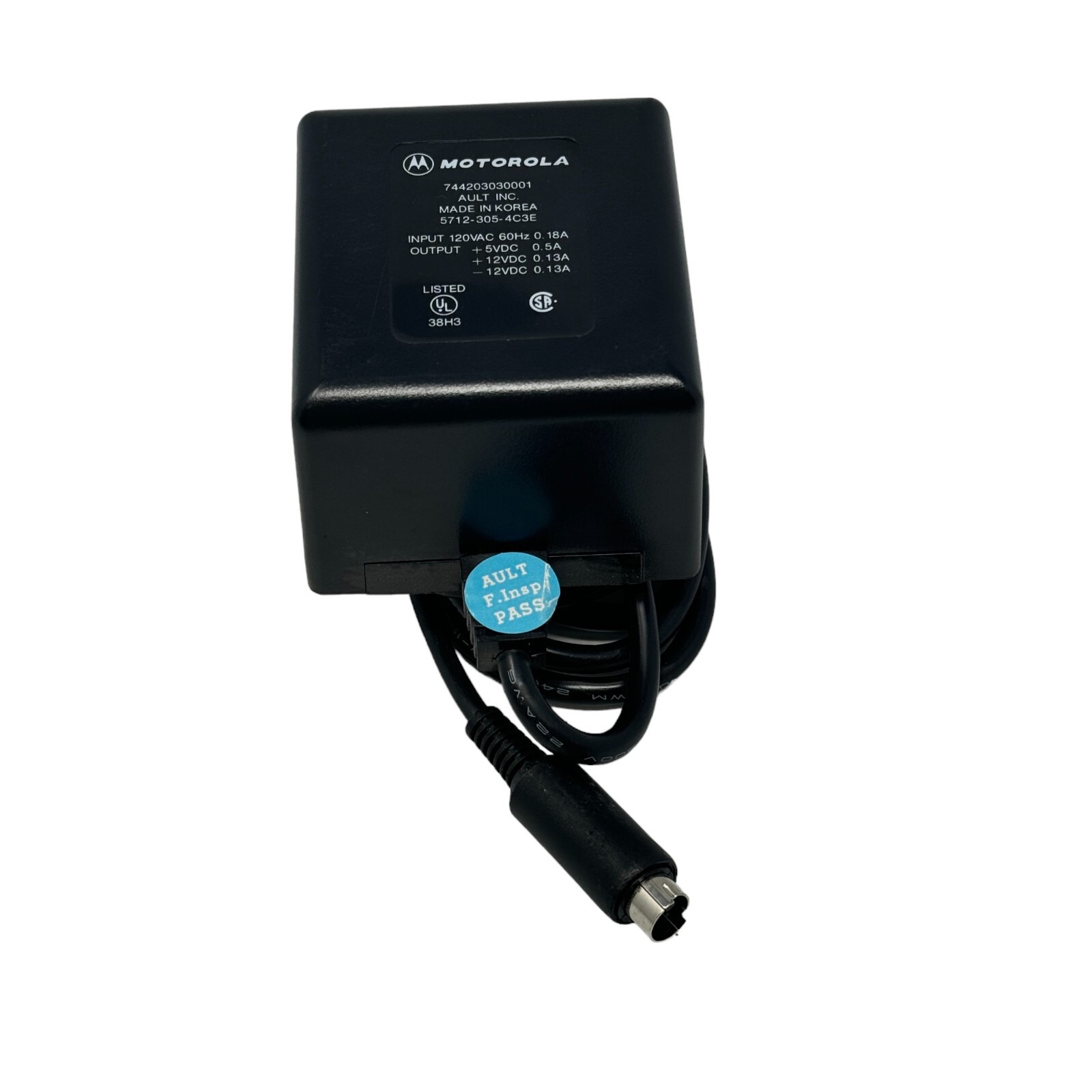 Motorola 744203030001 Power Supply Adapter Charger 5712-305-4C3E  