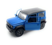 Modellauto Suzuki Jimny Suv 1:34-39 Blau Miniatur Fahrzeug