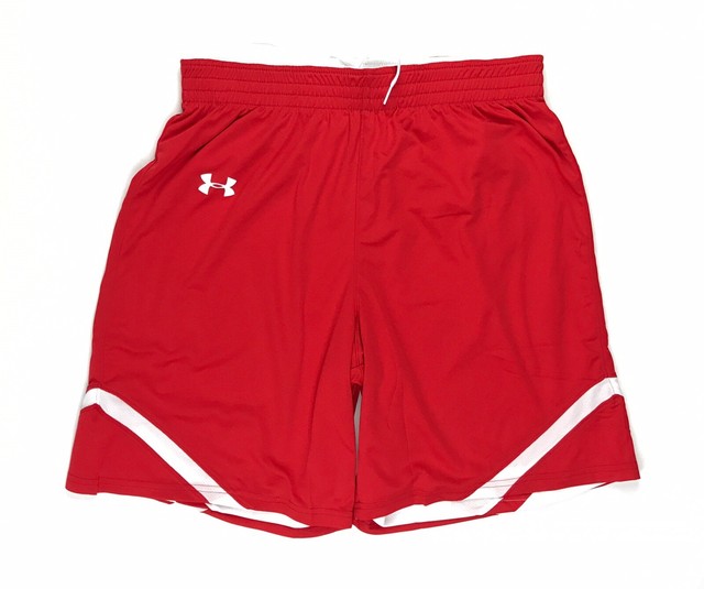 Under Armour Basketball Clutch 2 Reversible Training Short Red White
