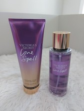 BRAND NEW Victoria's Secret Love Spell Duo Spray Mist and Lotion Full Size Set