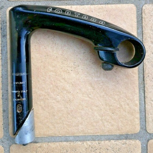PIPA STEM ATTACCO MANUBRIO FONTANA ITM BICI CORSA VINTAGE EROICA MADE IN  ITALY | eBay
