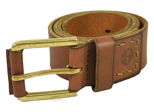 Timberland Men's 40MM Wide Pull Up Full Grain Leather Jean Belt Brown 38 US - Picture 4 of 4
